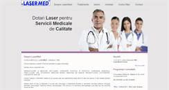 Desktop Screenshot of lasermed.ro