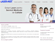 Tablet Screenshot of lasermed.ro